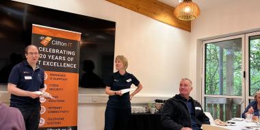 Clifton IT are proud to celebrate 20 years in business.